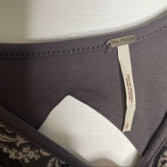 Free People Out Of Africa 3/4 Sleeve Body con Mini Dress - Picture 3 of 9